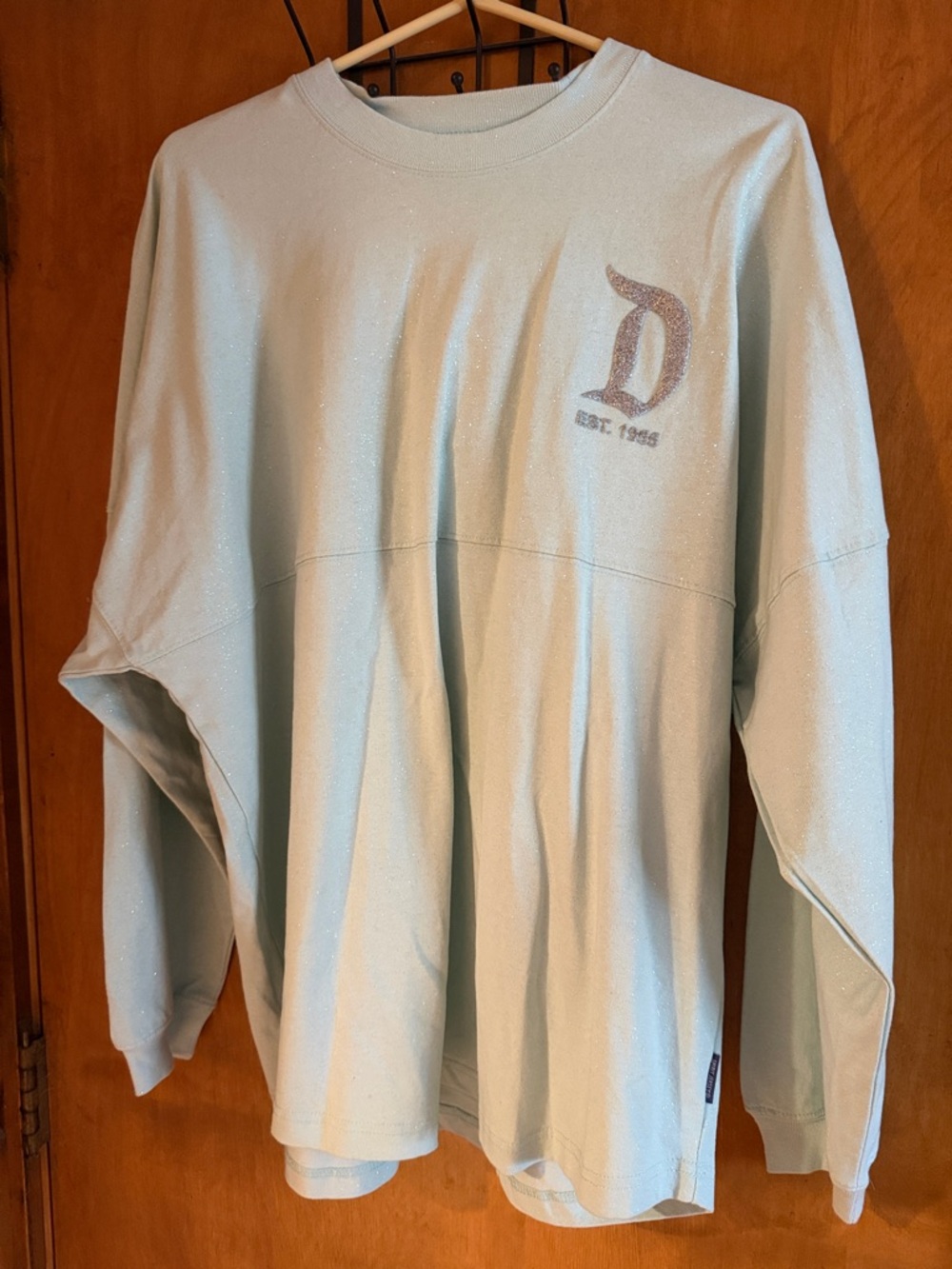 Sparkle  Light Mint Long-Sleeve Jersey Top